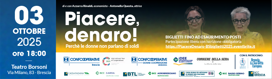 Educazione Finanziaria Donne Spettacolo Brescia