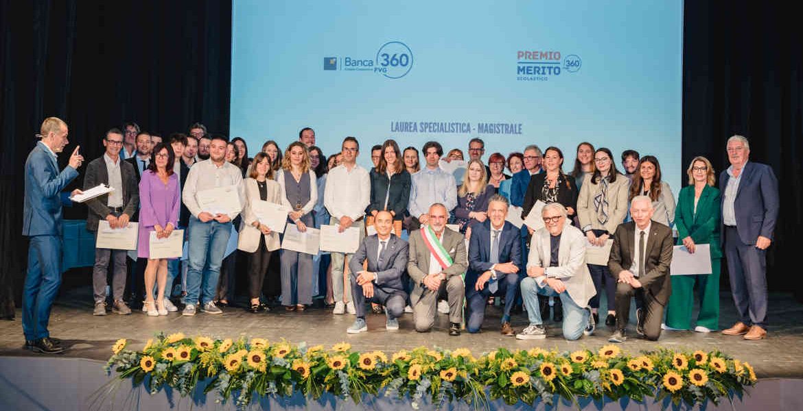 Banca 360 FVG. Premiati 93 giovani studenti meritevoli