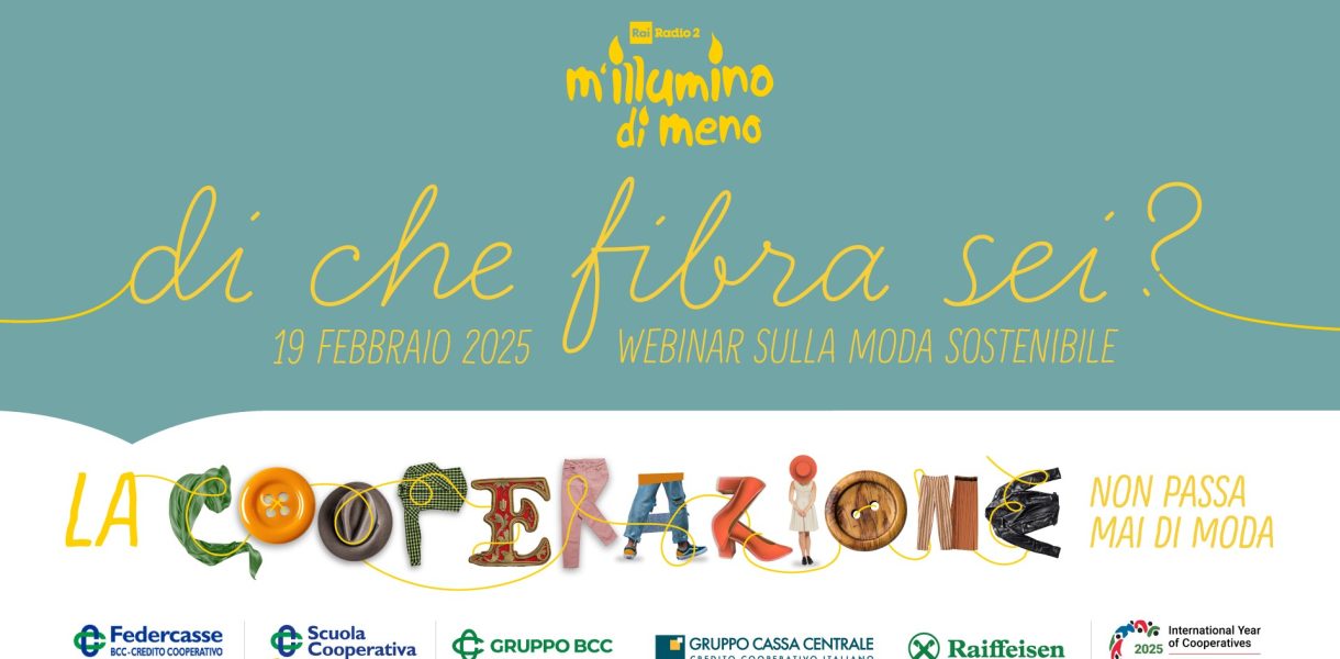 M’illumino di meno 2025. Webinar “Di che fibra sei?”